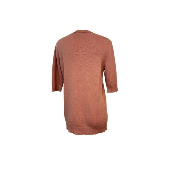 Vince Elbow 100% Cashmere Sweater Dusty Rose Size medium - Picture 5 of 7
